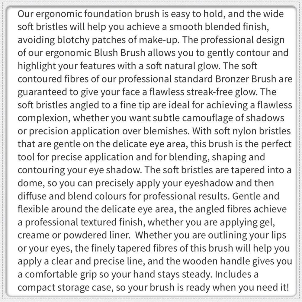 💚TERRE MERE Vegan Make-up Brushes - Picture 6 of 6